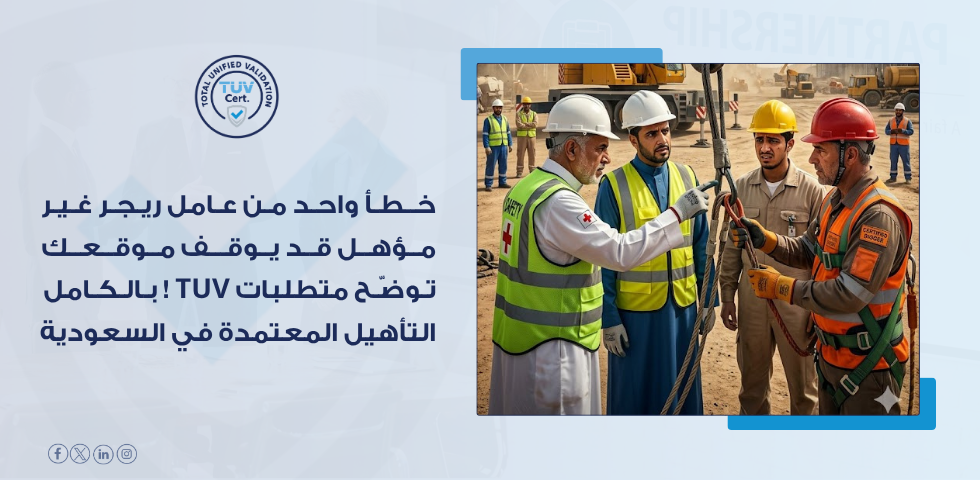 اعتماد مشغلي معدات الرفع